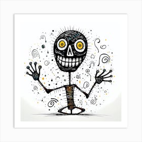 Skeleton Art Print