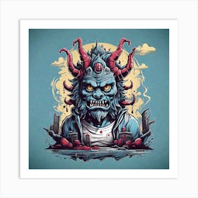 Demon 2 Art Print