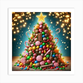 Candy tree 3 Art Print