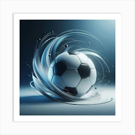 Soccer Ball 4 Art Print