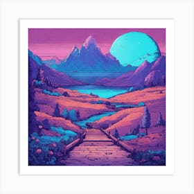 Original Video Game Album Art (2) Art Print