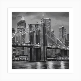 Brooklyn Bridge Art Print