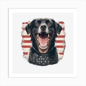 American Dog 1 Art Print