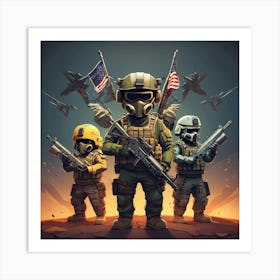 Army Soldiers Art Print