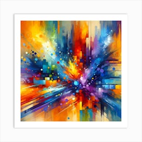 Modern Abstract Painting 1 Art Print