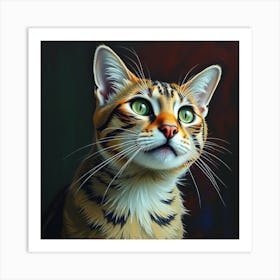 Bengal Cat 1 Art Print