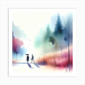 Watercolor Painting 18 Art Print