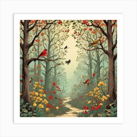 Magical Meadow Serenity In The Meadow (1) Art Print