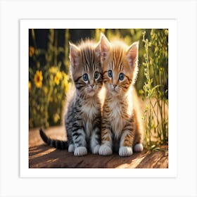 Cute Kittens 1 Art Print