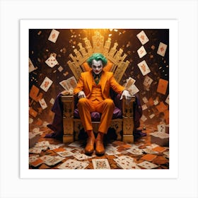 Joker Throne 3 Art Print