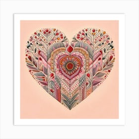 Heart Of Love 1 Art Print