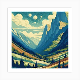 Switzerland Art Print