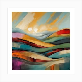 Abstract Landscape Art 1 Art Print