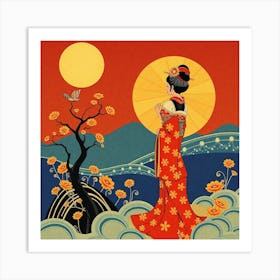 Geisha 19 Art Print