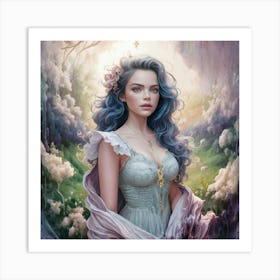 Fairytale Girl 2 Art Print