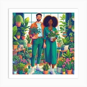 plant parents Art Print