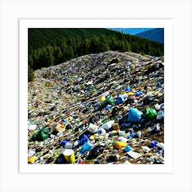 Mountain Of Garbage 1 Art Print