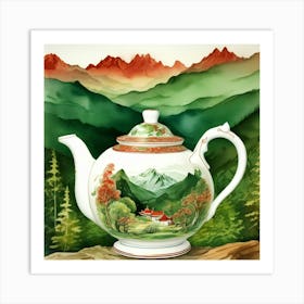 Teapot Painting Art Print