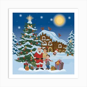 Santa Claus 2 Art Print