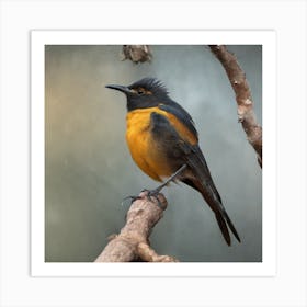 Rufous-Tailed Robin Art Print