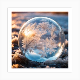 Snow Globe Art Print