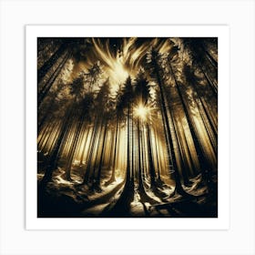 Dark Forest 12 Art Print