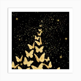 Golden Harmony Art Print