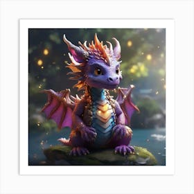 Dragon Wallpaper Art Print