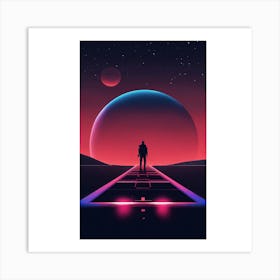 Futuristic Space Art Print