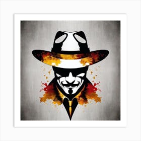 V For Vendetta 3 Art Print