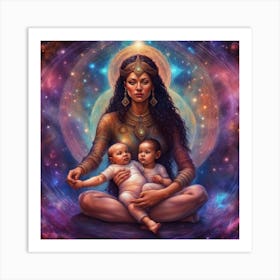 Mother Goddess Art Print