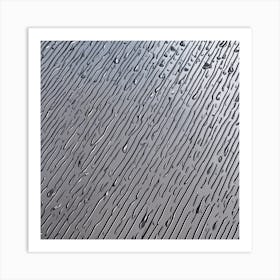 Raindrops On A Window 1 Art Print