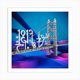 Nyc Bridge Art Print