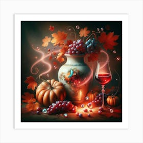 Glass Of Wine Art Print