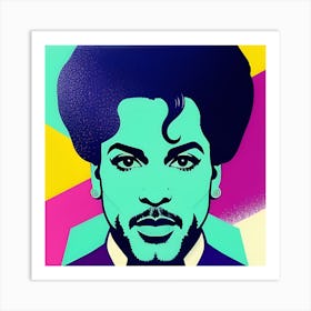 Music Icon Prince Art Poster 2 Art Print