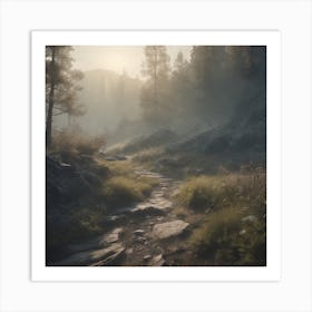 Twilight Trail Art Print