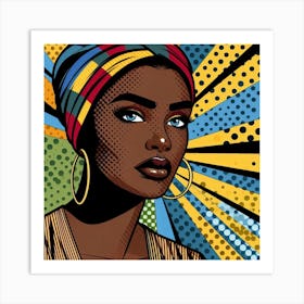 Thembeka Pop African Woman Art Print