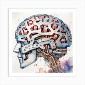 Brain 4 Art Print