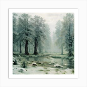 Winter Landscape Art Print