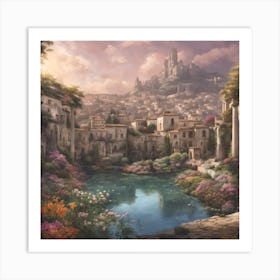 A Beautiful City Art Print