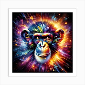 Chimpanzee Spirit Art Print