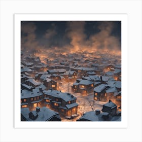 winter and silence Art Print