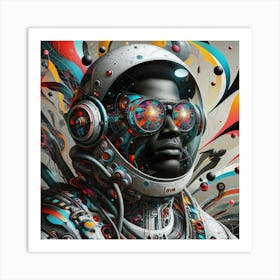 Afronaut Art Print