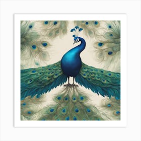 0 Resplendent Peacock Art Print