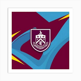 Burnley F.C Logo Wall Art 19 Art Print