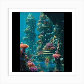 Under The Sea 1 Art Print