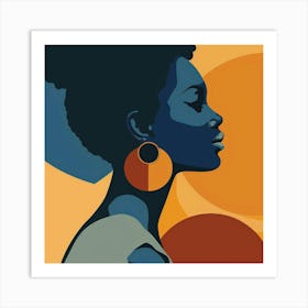 Afro-American Woman 29 Art Print