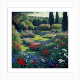 Garden In Bloom Art Print