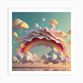 Rainbow In The Sky 1 Art Print