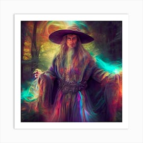 Wizard by dee Art Print